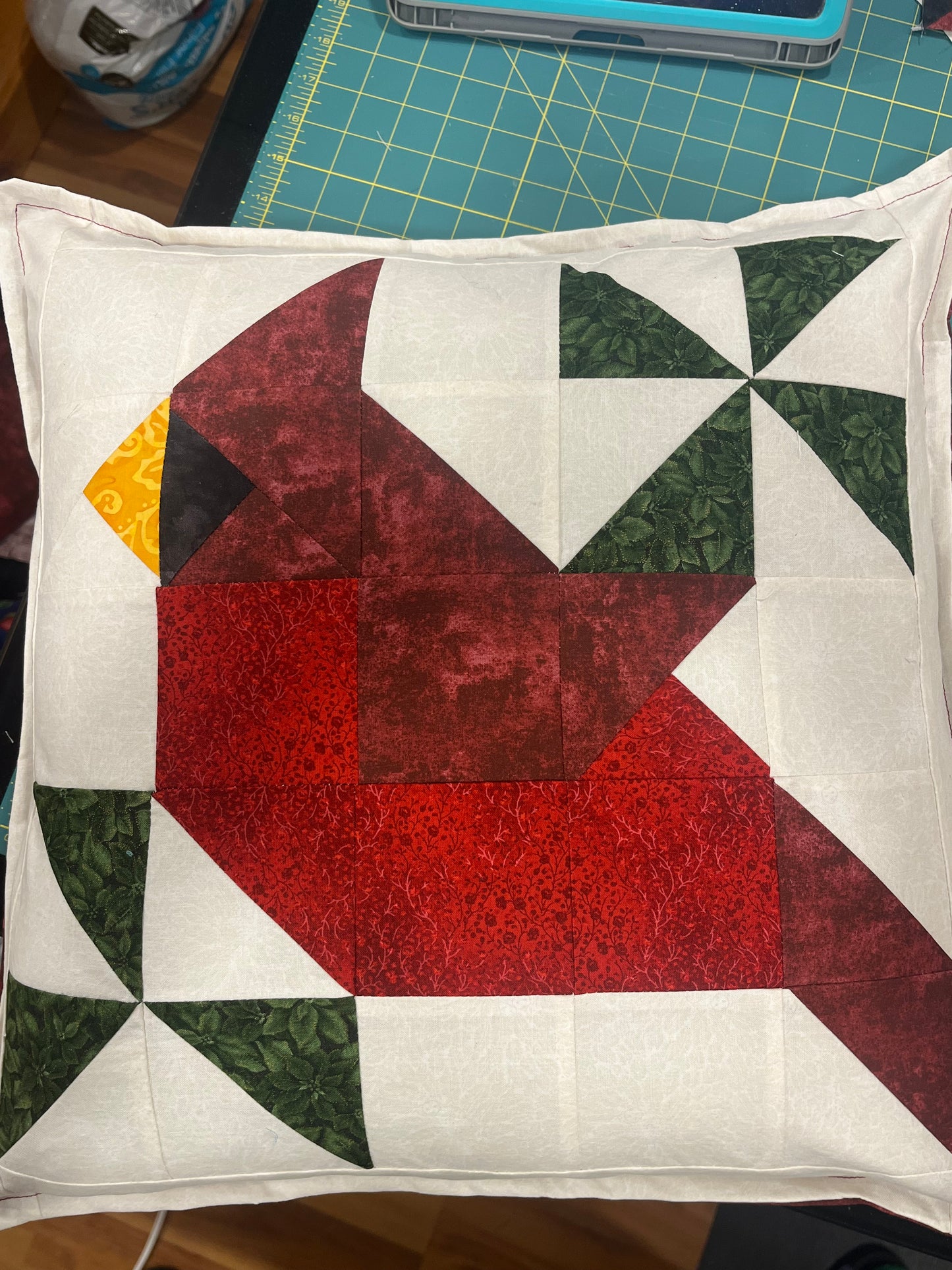Cardinal Pillow