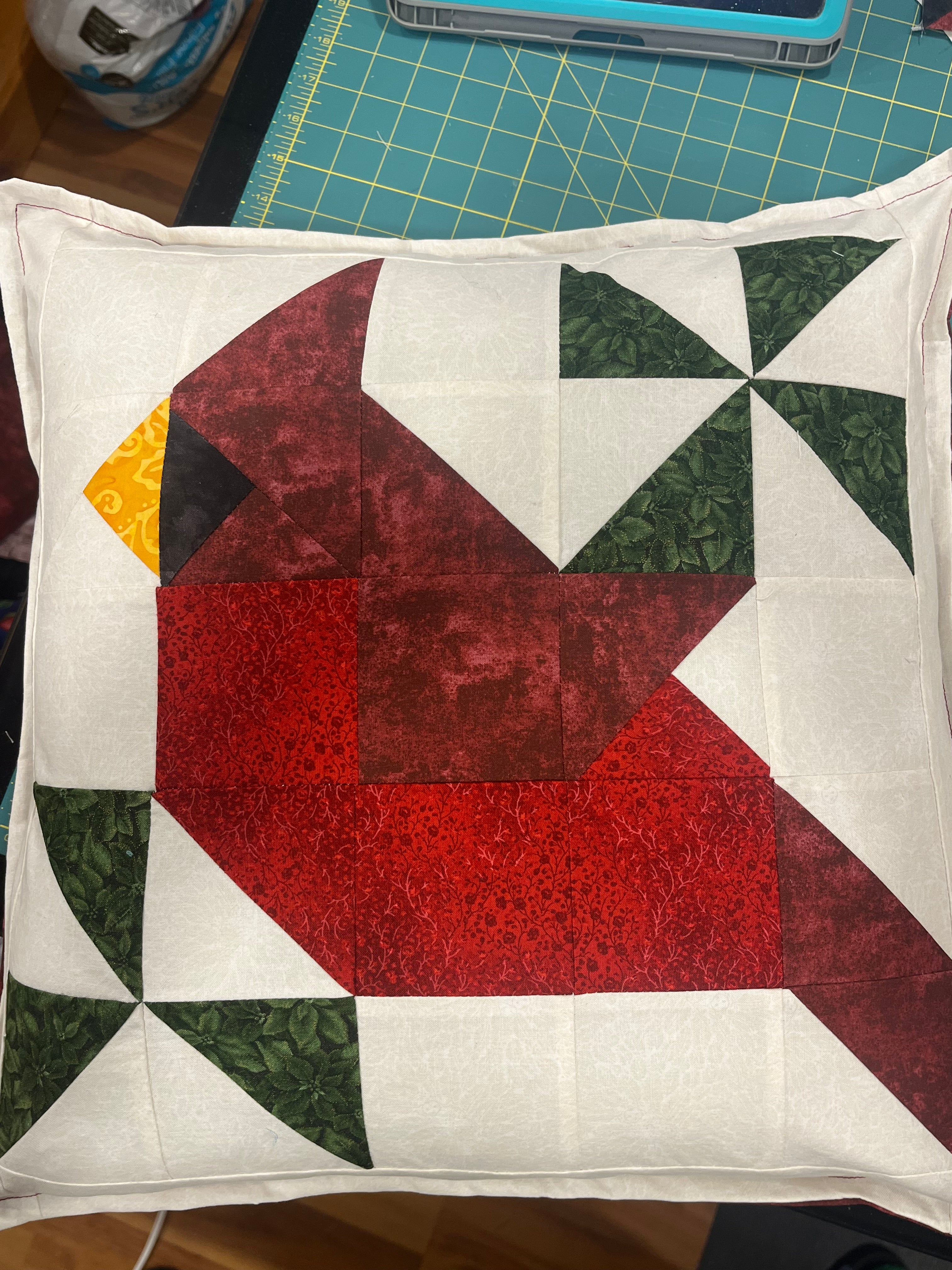 Cardinal Pillow