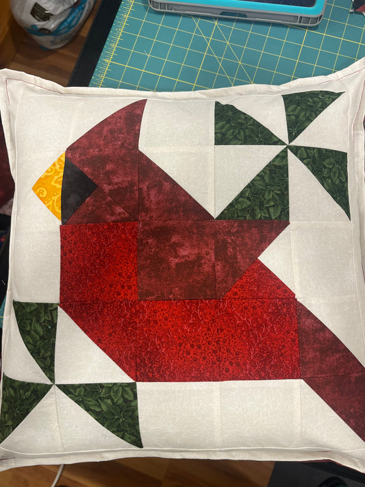 Cardinal Pillow