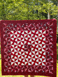 Red Pinwheel Quilt
