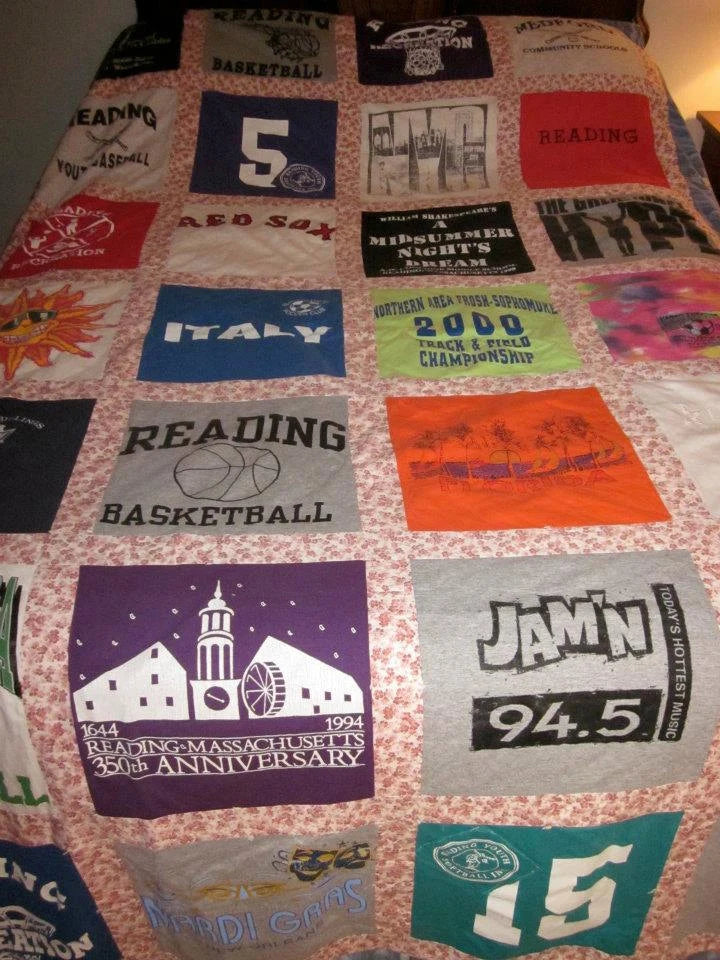 T-Shirt Quilt - Extra Long Twin - 28 Squares