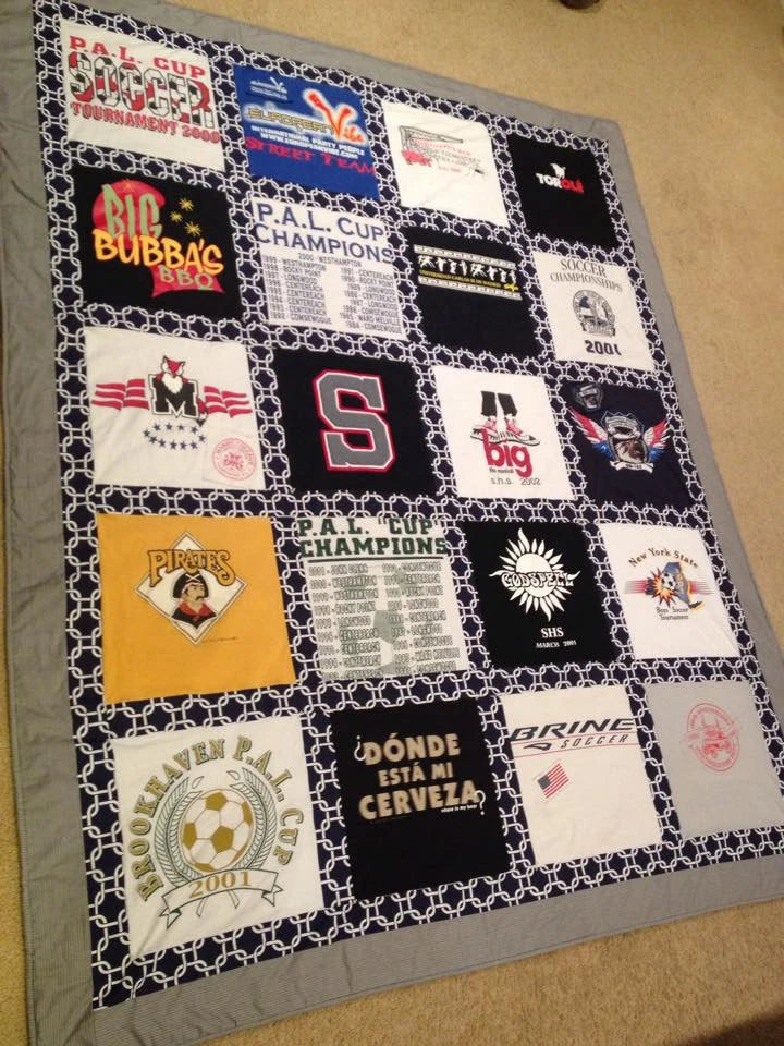 T-Shirt Quilt - Extra Long Twin - 28 Squares